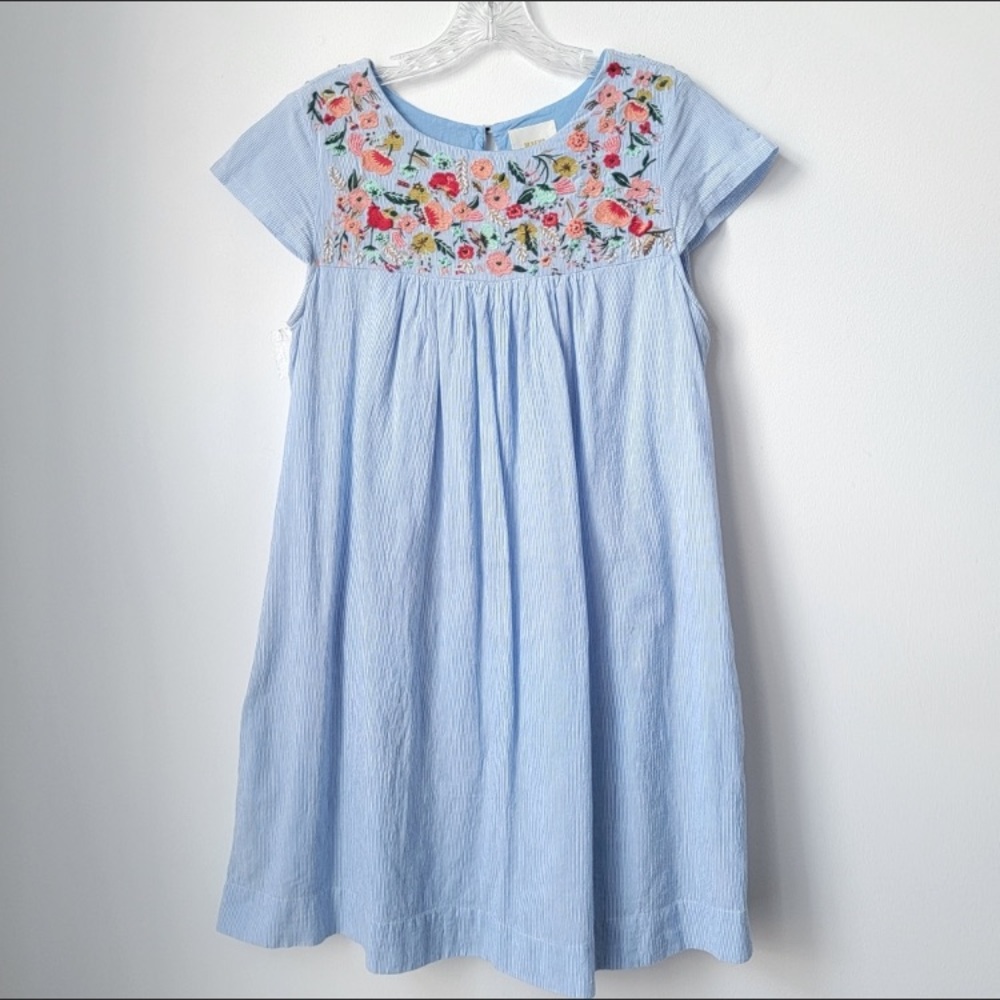 Anthropologie Maeve Chrissy Embroidered dress